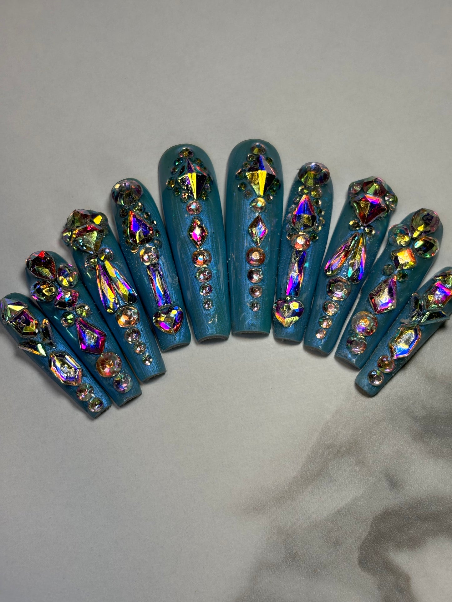 Blue Bling Coffins