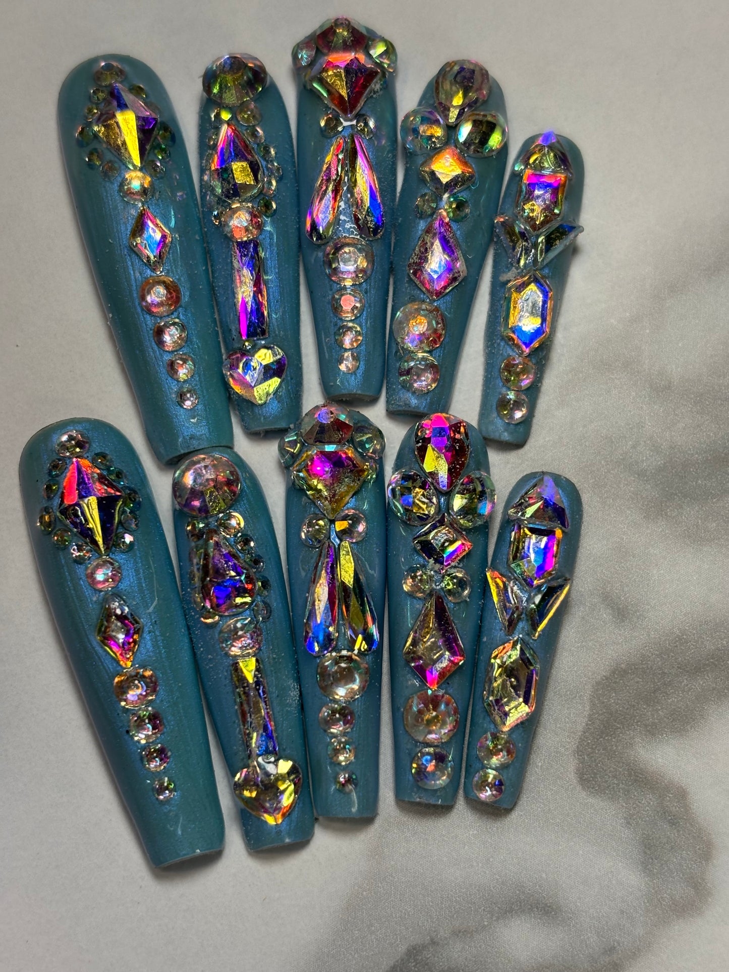 Blue Bling Coffins