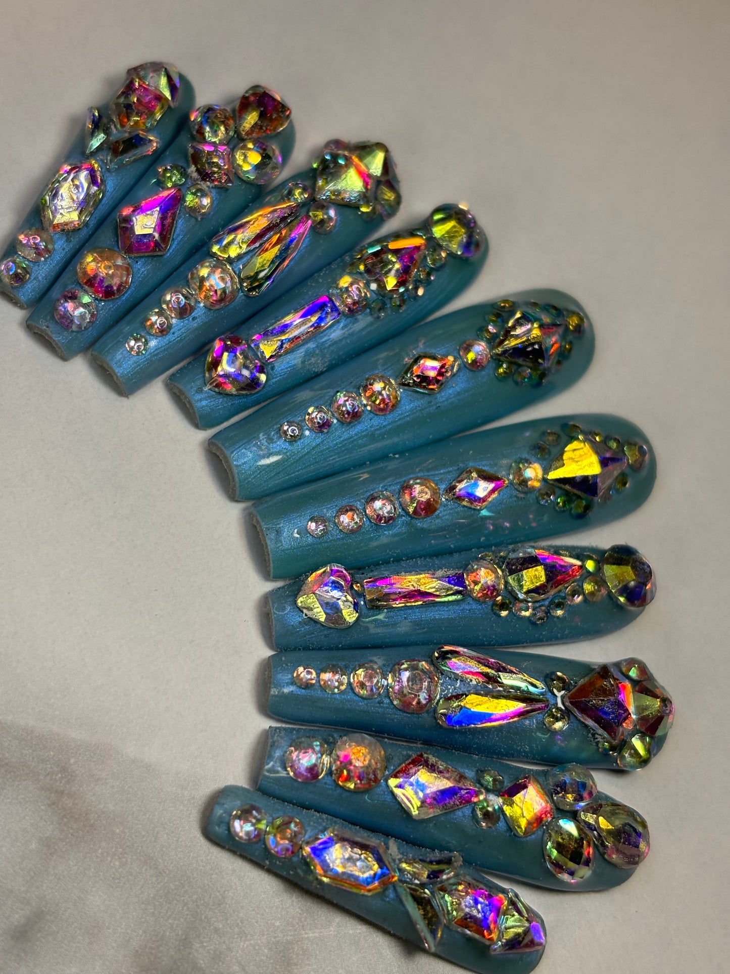 Blue Bling Coffins